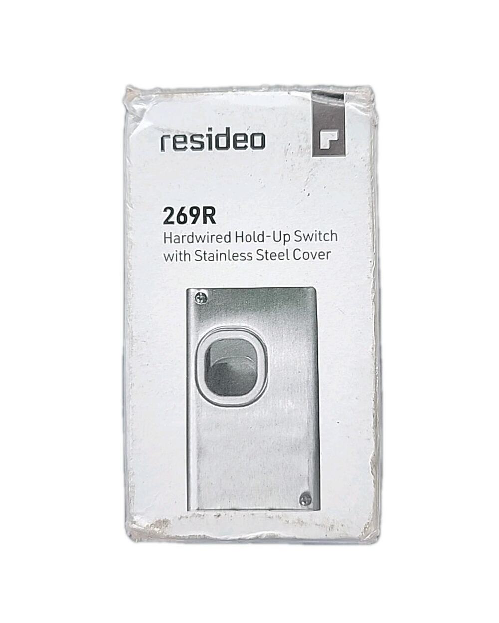 Sealed ! Resideo 269R Hardwired Hold Up Switch With Stainless Steel Cover